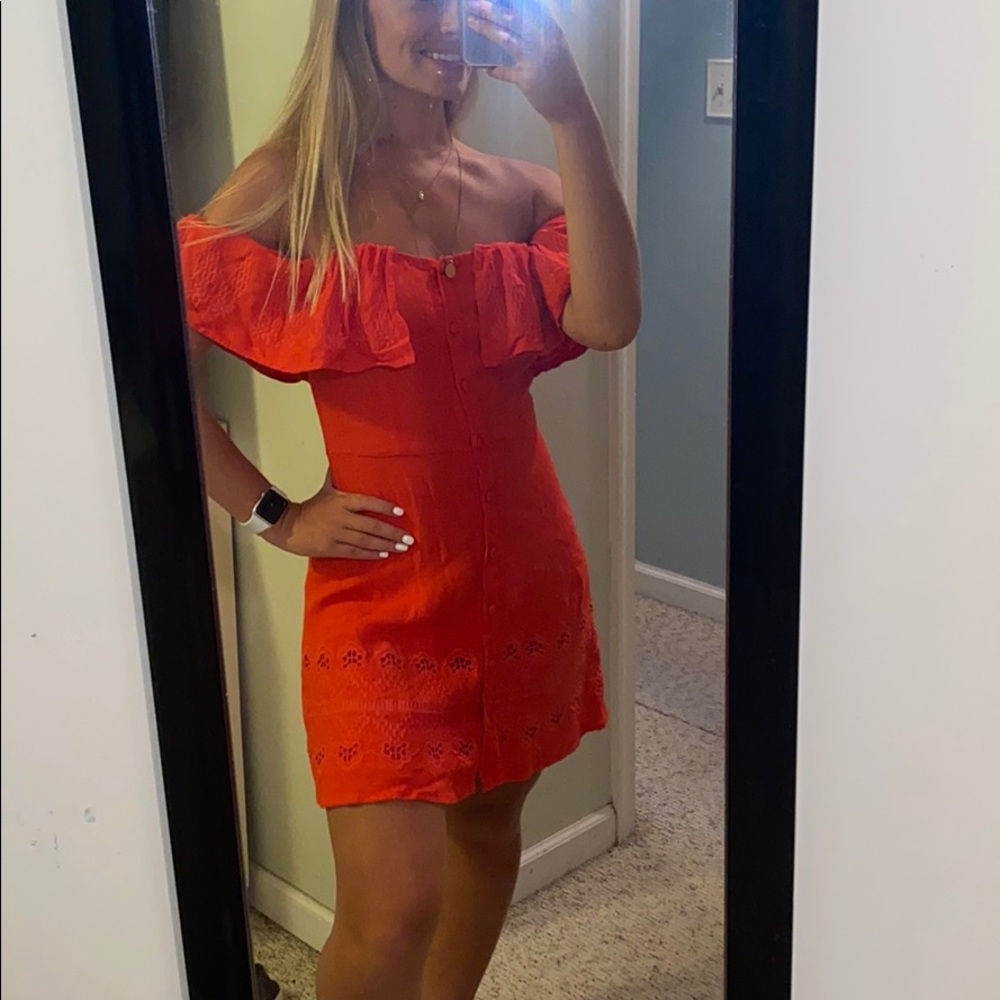 Off the shoulder dress